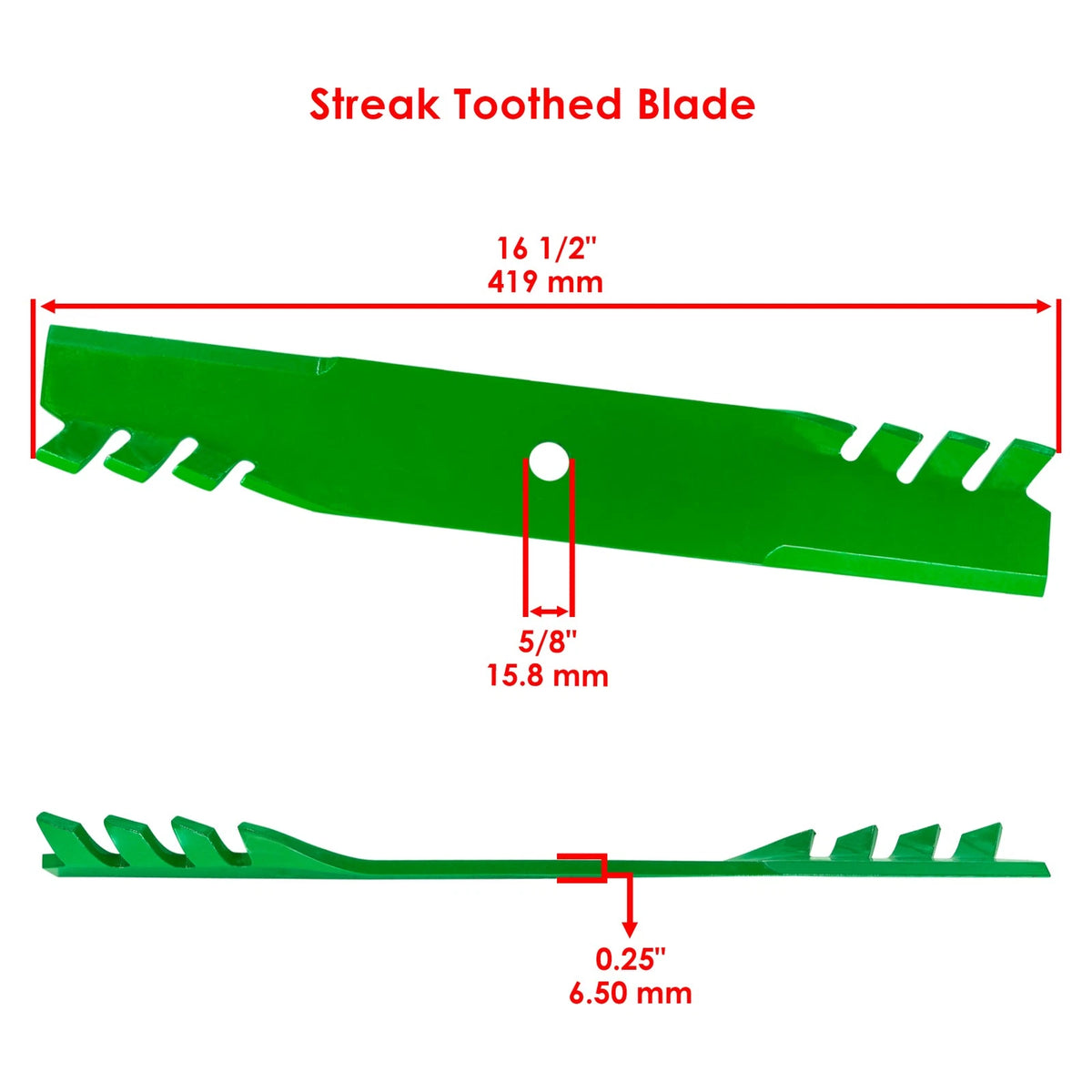 Set of 2 Mulching Blades for Toro 48" Deck (MB2686 - MD)
