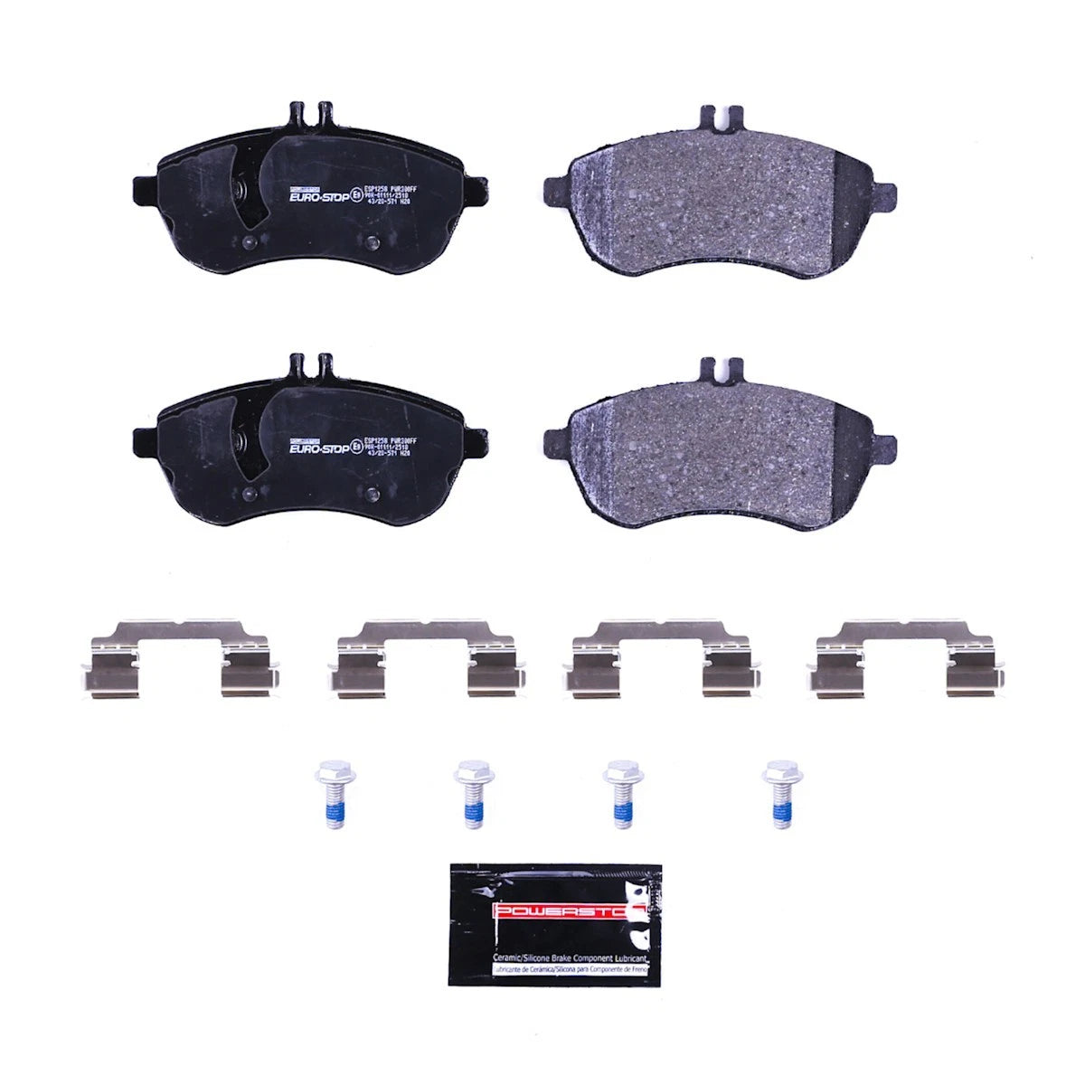 2X ESP1258 Brake Pad Set for Mercedes-Benz C Class E250 (2008–2016)