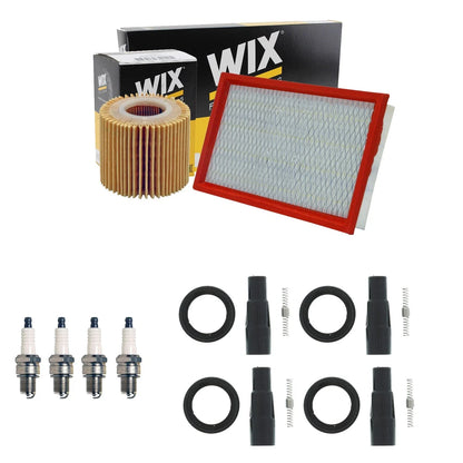 Tune Up Kit with 4 Spark Plugs & Coil Boots for Toyota Prius (2010–2015)