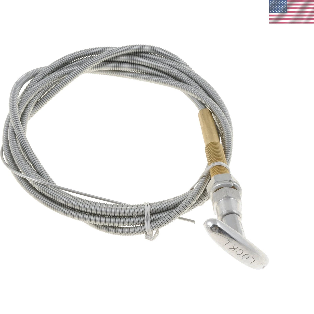 1-3/4 in. Chrome Handle Control Cable for Universal Repairs (8 Ft.)