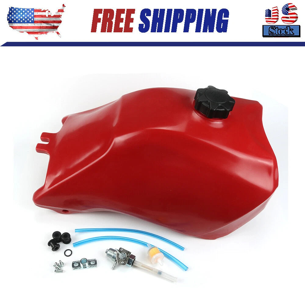 Plastic Gas Fuel Tank for Honda TRX300 TRX 300 (1993–2000) Red