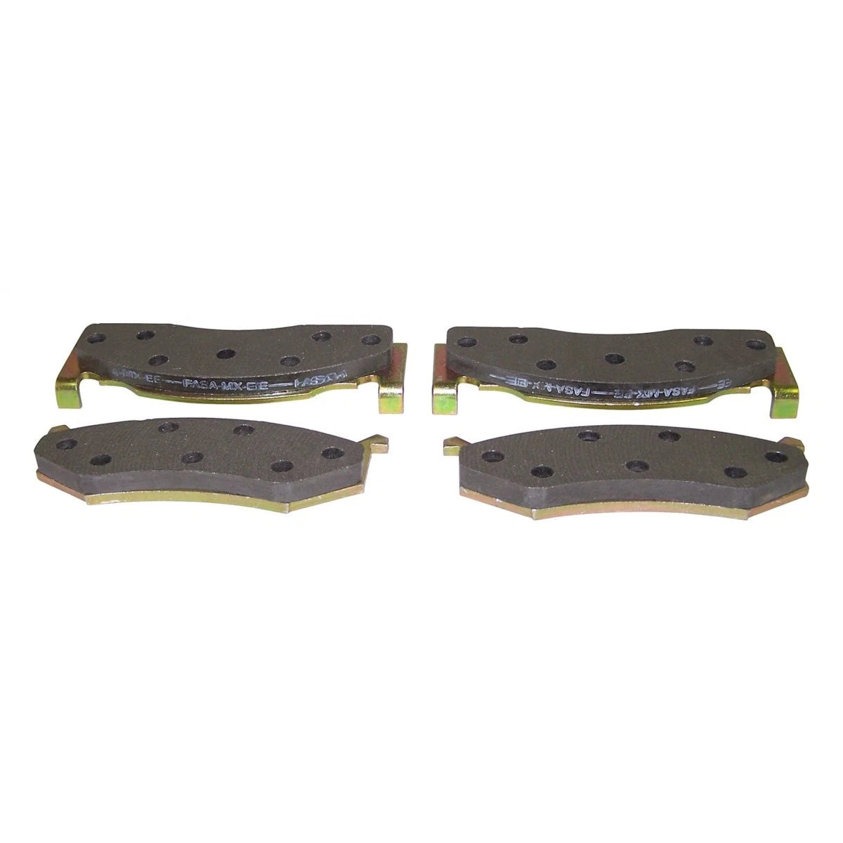 2X Brake Pad Set Front for Dodge B1500 B2500 B3500 (1994–1997) 4728777