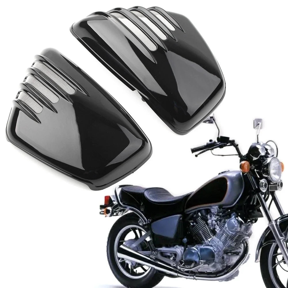 Fairing Cover Battery Side for Yamaha XV700 750 1000 1100 Virago (1984–up) Black