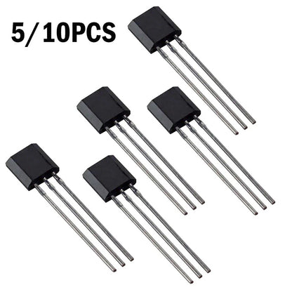 Solid State Hall Effect Magnetic Sensor IC 10mA 5V/9V 3-Pin
