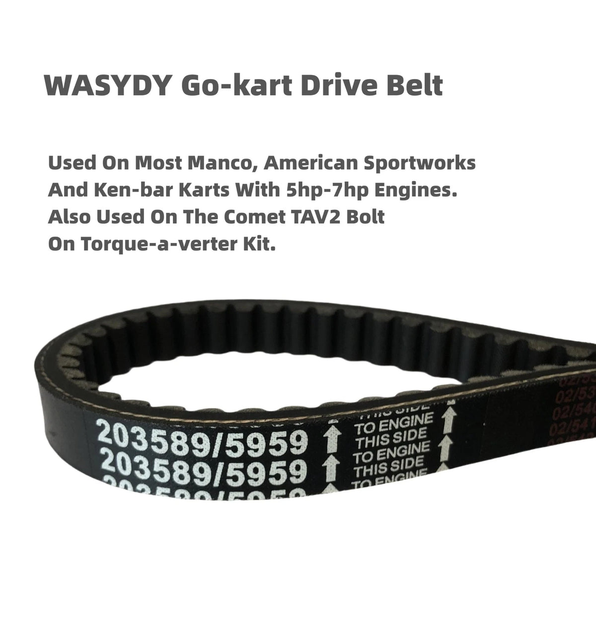 3 Pack Go Kart Drive Belt for 30 Series Torque