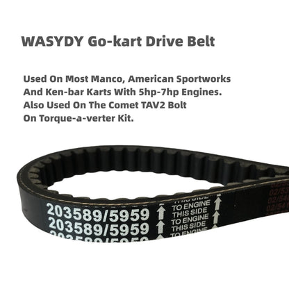 3 Pack Go Kart Drive Belt for 30 Series Torque