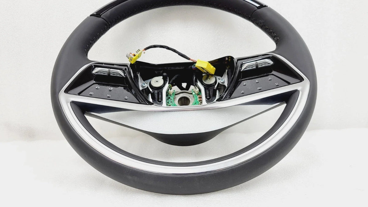 Steering Wheel for Cadillac Escalade (2025–2026) Black w/Chrome Paddle Shifters 85788706
