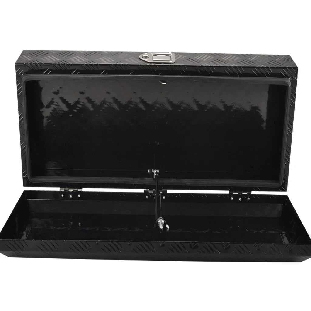 Toolbox for Pickup Trailer Truck Bed (35"x13"x6.4") Aluminum with Lock