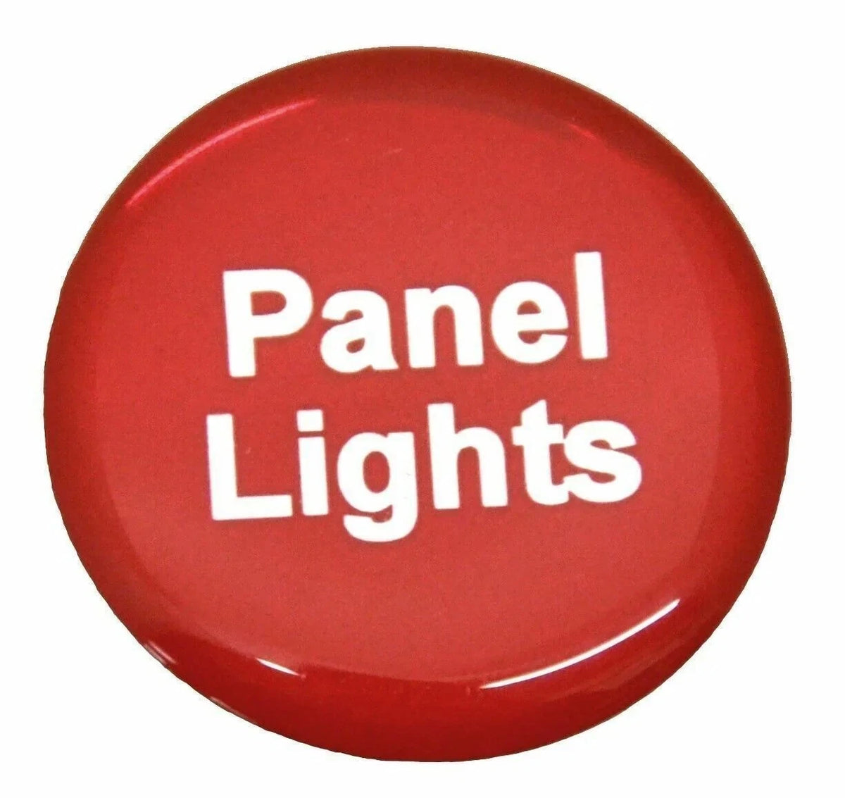 Panel Lights Knob for Peterbilt Kenworth (Chrome Red, Silver Letters) 96305