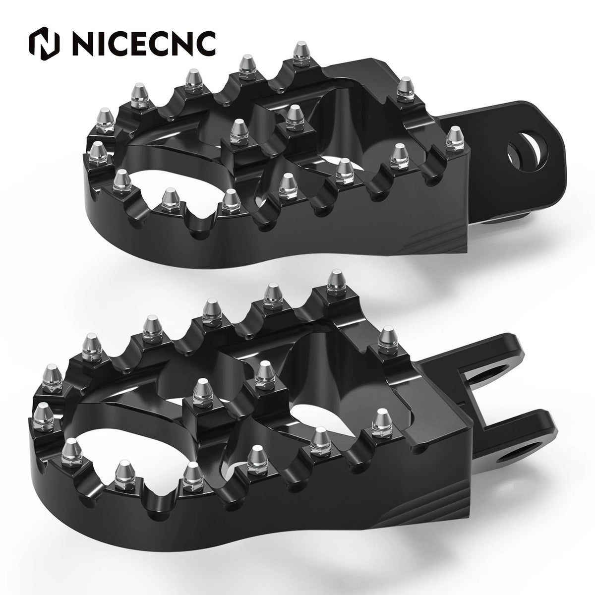 CNC Billet Wide Foot Pegs for Suzuki DRZ400S DRZ400SM (2000–2024)