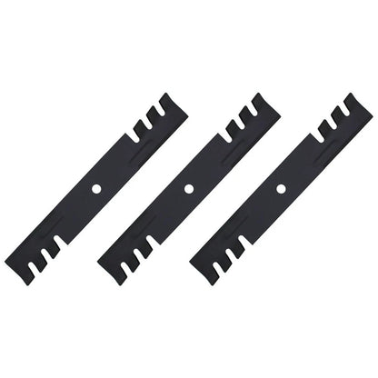 3X Toothed Mulching Blade for Hustler (Fits 795757)