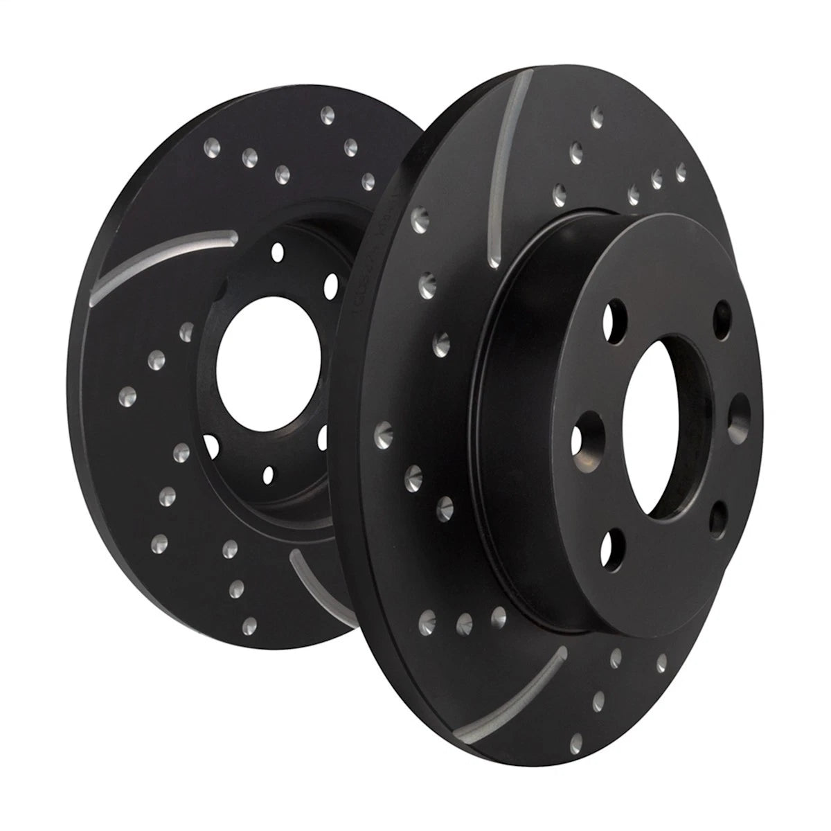2X EBC Brake Discs GD1284 for VW Jetta Golf Audi A3 (2005–2017)