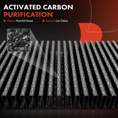 2X Activated Carbon Cabin Air Filter for Mercedes-Benz Sprinter (2007–2018)