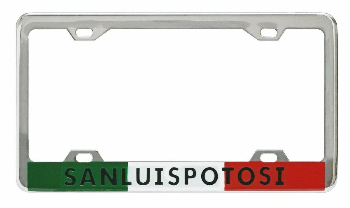 Triple Chrome Plated Heavy Duty Metal License Plate Frame for WL362C