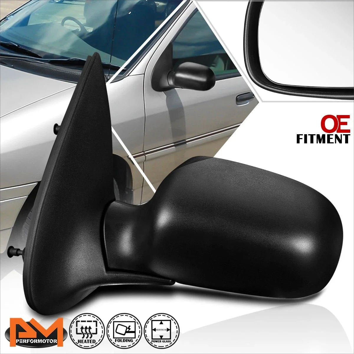Powered Heated Side Rear View Door Mirror for Ford Windstar (1995–1998)