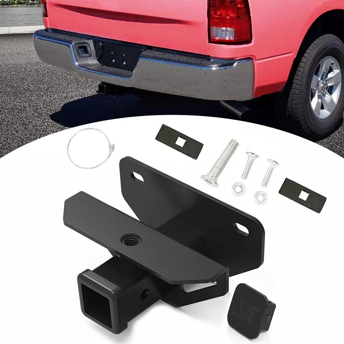 Rear Trailer Tow Hitch Receiver for Dodge Ram 1500/2500/3500 (2003–2018)