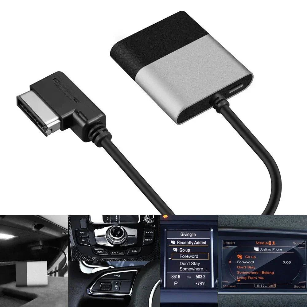 Bluetooth 5.0 AUX Adapter for Mercedes Benz C63, GLK350, GLK260 (2010-2020)