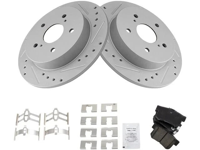 Rear Brake Pad and Rotor Kit for Suzuki SX4 (2007–2013) GM812FP