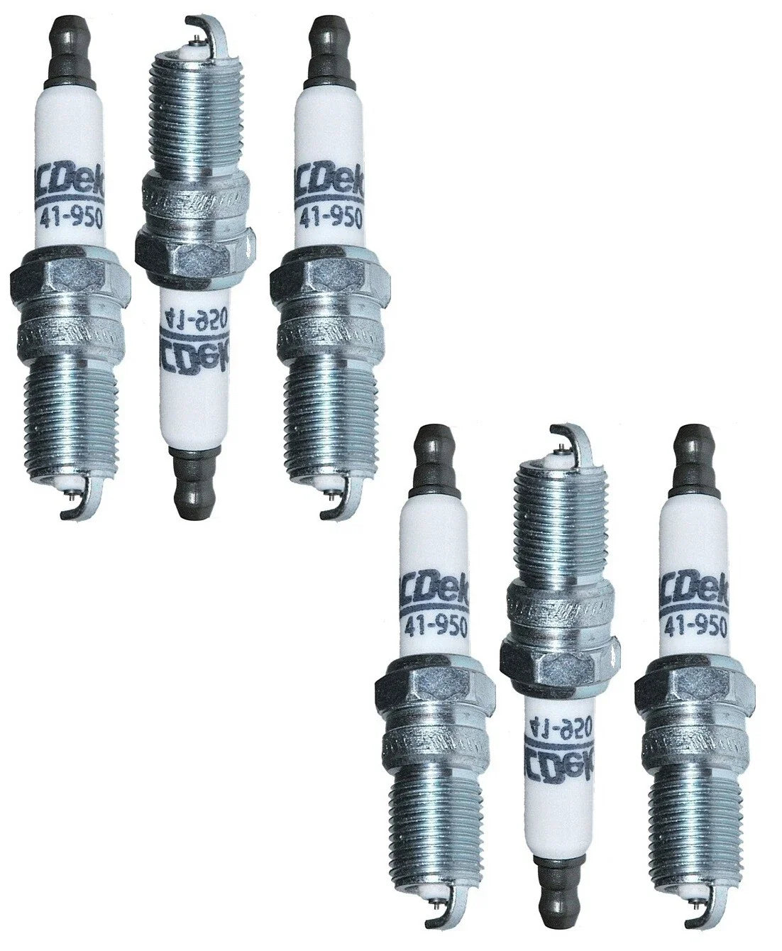 Set of 6 Spark Plugs for Oldsmobile Bravada GMC Sonoma Jimmy V6 4.3L