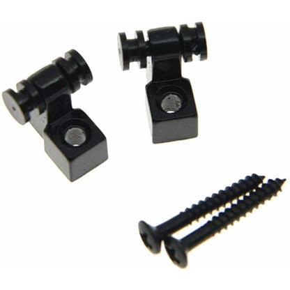 10PCS Black Guitar Roller String Tree Retainer & Screws