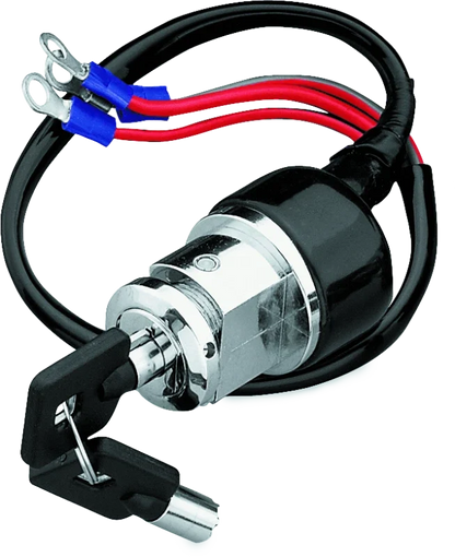 3-Wire Round Key Switch for Harley Davidson FXD (1991–2004), FXR (1982–1994), XL (1979–2003)