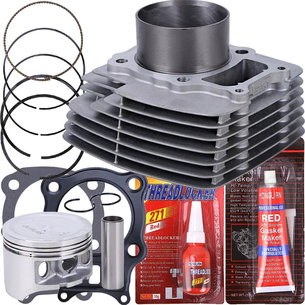 Top End Kit Cylinder Piston Gasket for Honda Rancher 350 TRX350FM (2000–2006)