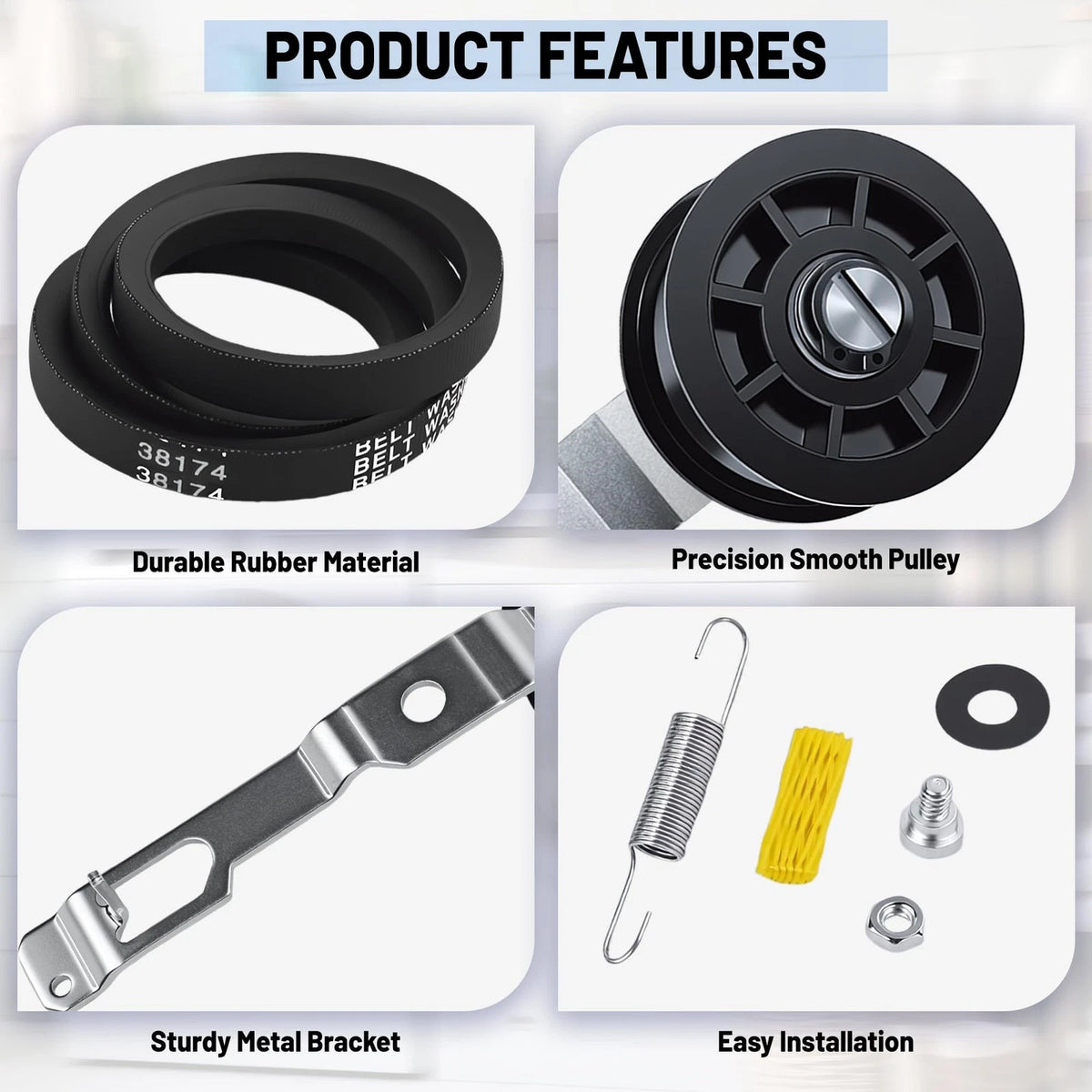 Washer Idler Pulley Kit for ZATUX (Compatible with )