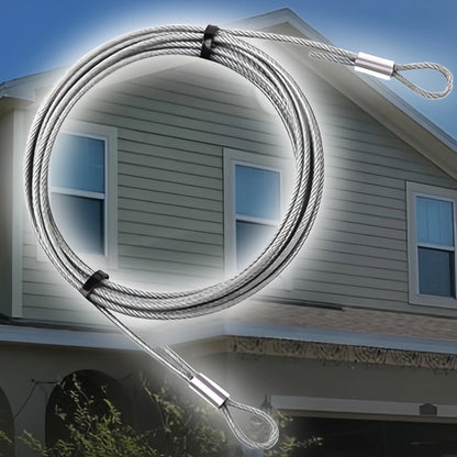 Tether Cable Guy Wire for Skeleton (12.5Ft)
