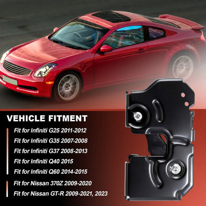 Left Side Hood Latch Lock Assembly 65601JL60A for Nissan 370Z GT-R (2009–2020)