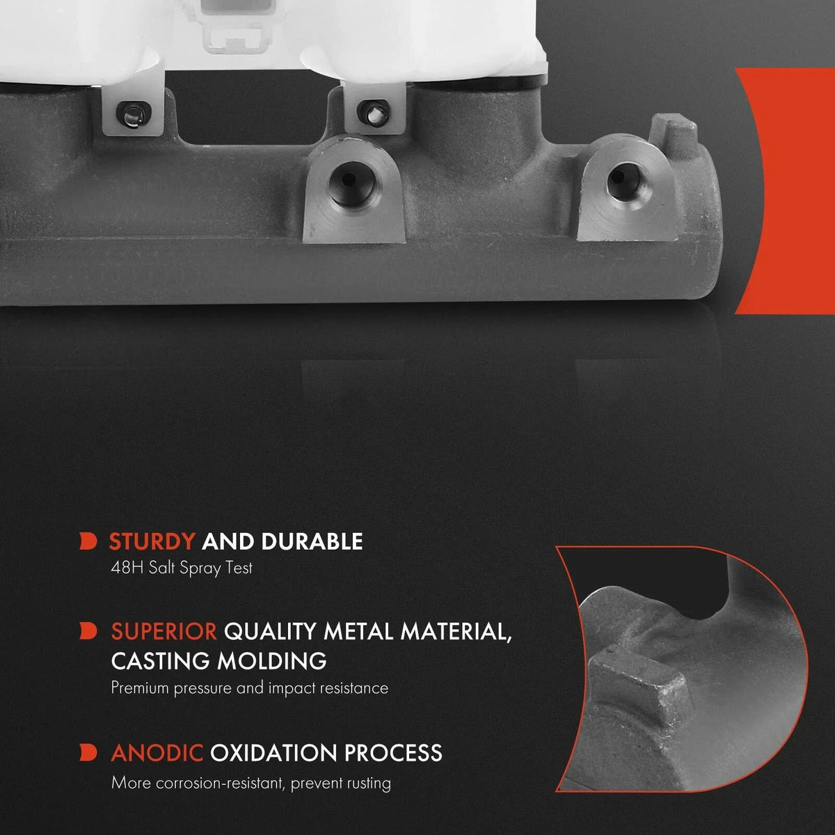 Brake Master Cylinder with Reservoir for Lincoln Mark LT Ford F-150 (2004–2008)