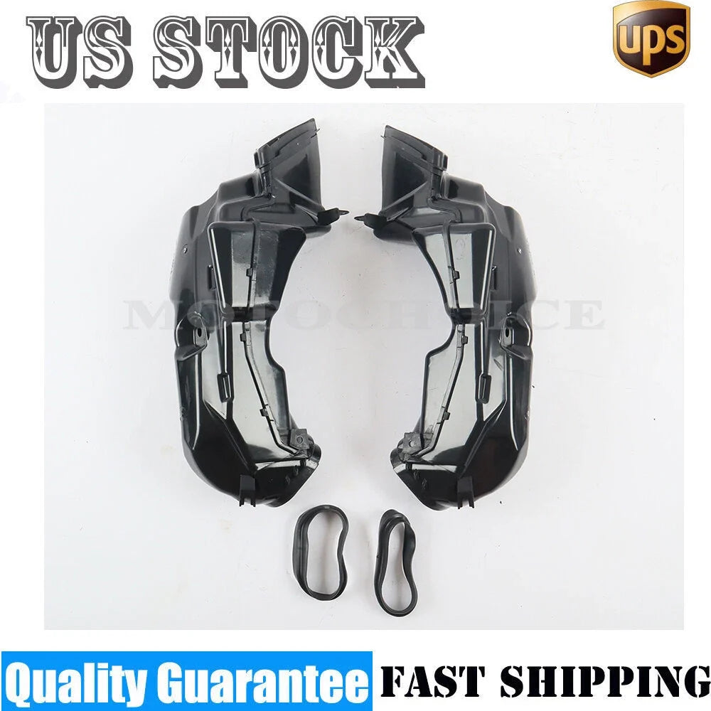 Unpainted Black Ram Air Tubes Duct Intake for Suzuki GSXR600 GSX-R 750 (2008–2010)
