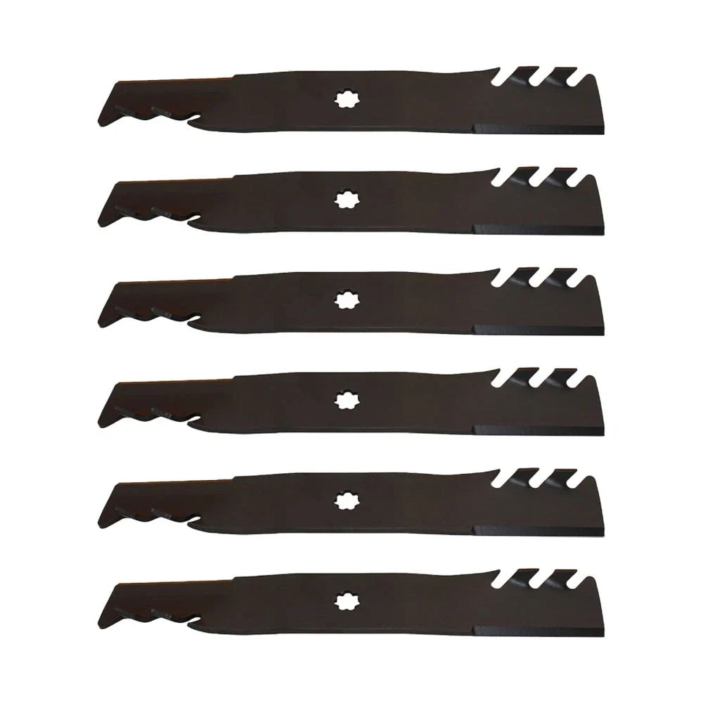Set of 6 Mulching Blades for John Deere 48" Deck (GX21784, GY20852)