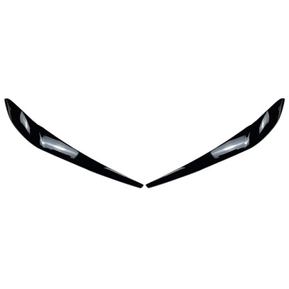 1 Pair Headlight Eyebrow Eyelid Cover for BMW X3 F25 X4 F26 (2014–2017)