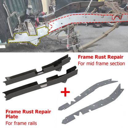 Frame Rust Repair Set & Repair Plate Steel for Toyota Tacoma (1996–2004) AINUO000000017
