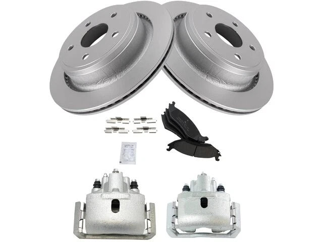 Set of 4 Brake Pads Rotors Calipers for Chrysler Aspen (2007–2009) 21539BQVC