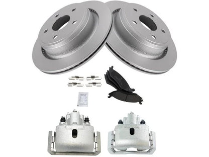 Set of 4 Brake Pads Rotors Calipers for Chrysler Aspen (2007–2009) 21539BQVC