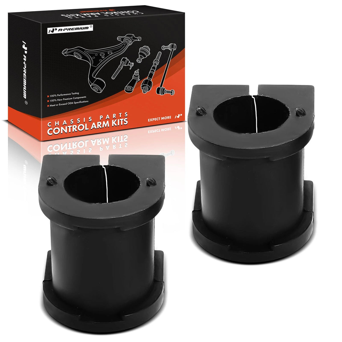 2X Front To Frame Sway Bar Bushing for Kia Rio (2001–2005) 0K33C34156, 54813FD000, MS90868