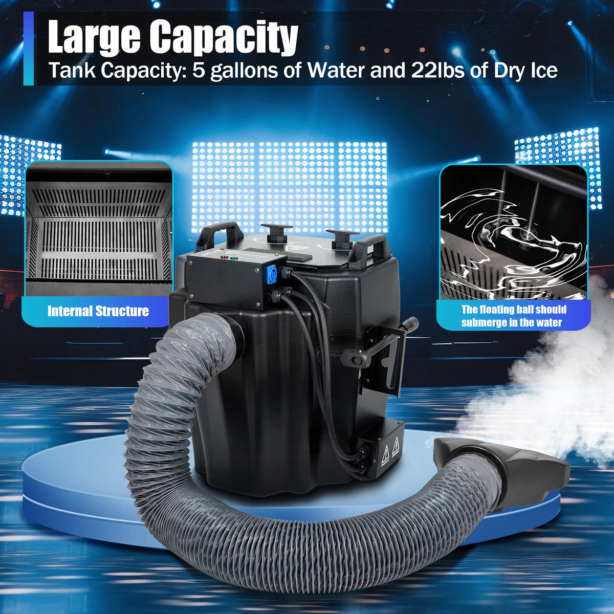 6000W Dry Ice Fog Machine for Stage Effects (Wedding Party)