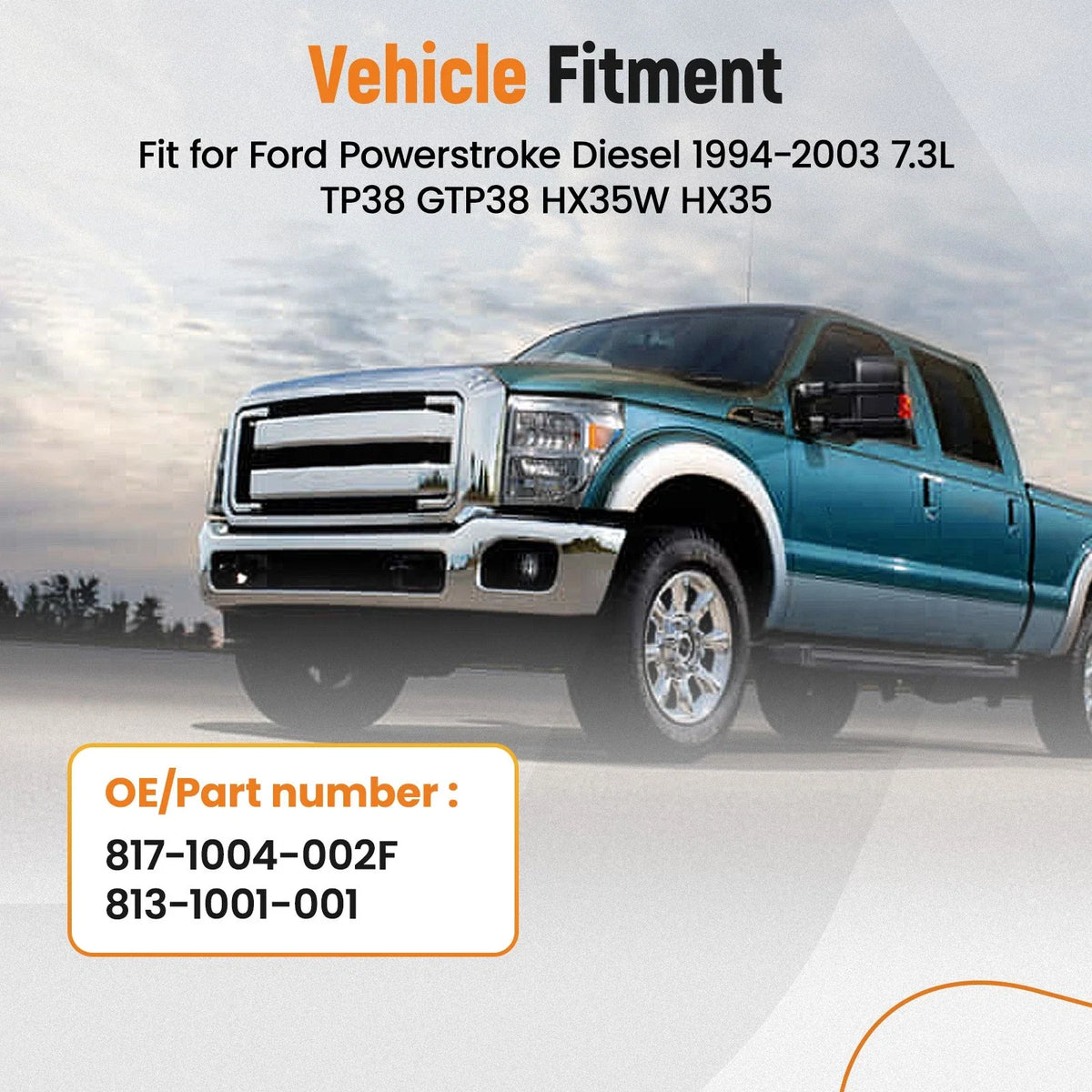 GTP38 Turbo Rebuild Kit for Ford Powerstroke 7.3 Super Duty (1999–2003)