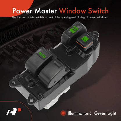 Master Power Window Switch for Toyota Sienna (2001) Black