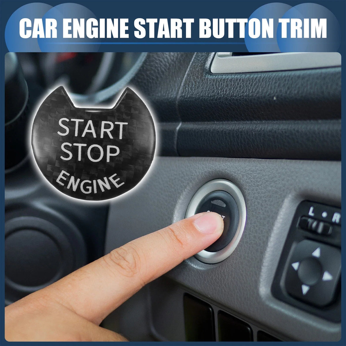 Engine Start Stop Button Cover for Nissan 
