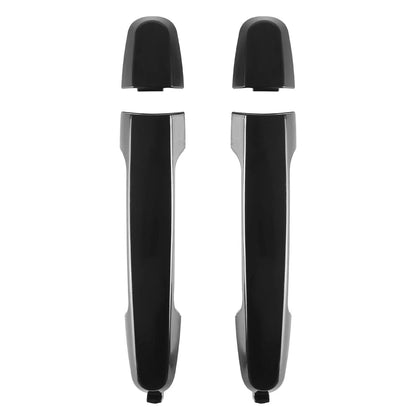 Set of 2 Exterior Rear Door Handles for Toyota RAV4 (2001–2012) - Black