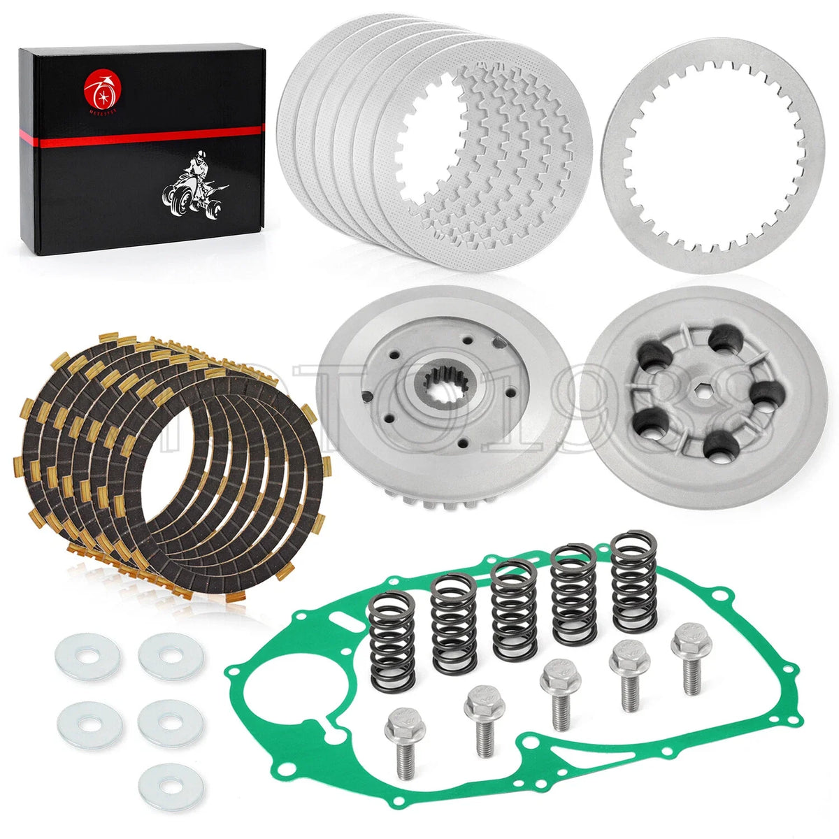 Clutch Kit Inner Hub Pressure Plate Springs for Yamaha V Star 650 XVS650