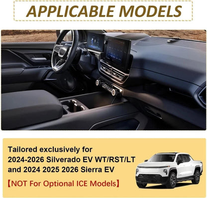 Center Console Organizer Tray for Chevrolet Silverado EV (2024–2025)