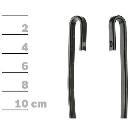 Front Pair Bosch Eco Wiper Blades Set for Nissan Pulsar N15 1.6L 2.0L 1995~2000