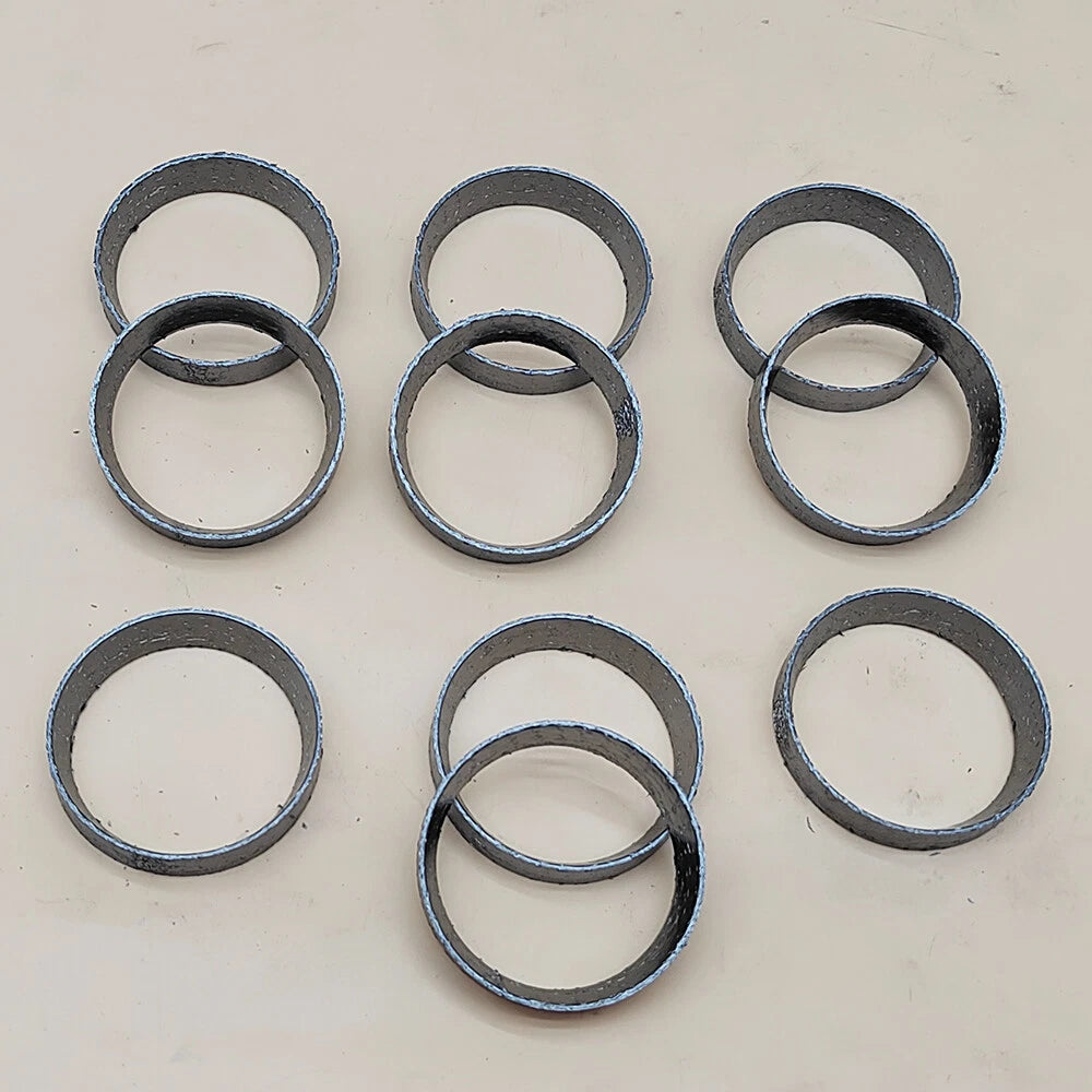 Set of 10 Exhaust Port Gaskets Kit for Harley-Davidson Sportster 883 (1986–2014) 65324-83C