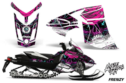 Decal Sticker for Ski Doo Rev XR/GSX/MXZ (2009–2015) SKIDOO-REVXR-2009-15-FRENZY-PUR