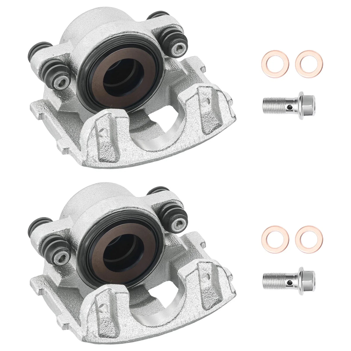 Set of 2 Front Left Right Brake Calipers for Jeep Wrangler TJ (1990–2006) Cherokee XJ
