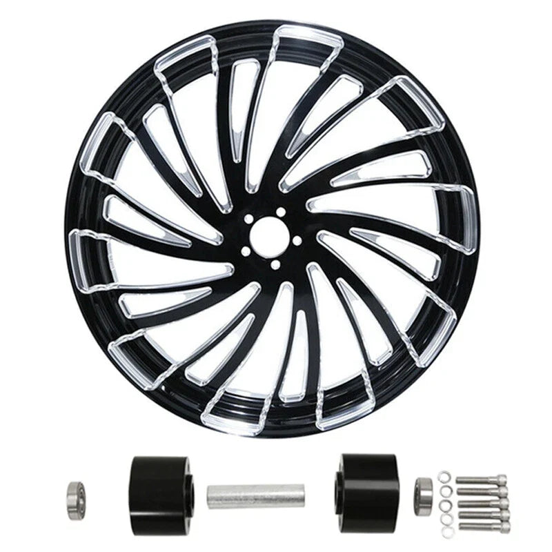 26" Front Wheel Rim Dual Hub Fender for Harley Electra Glide (2008–2025)