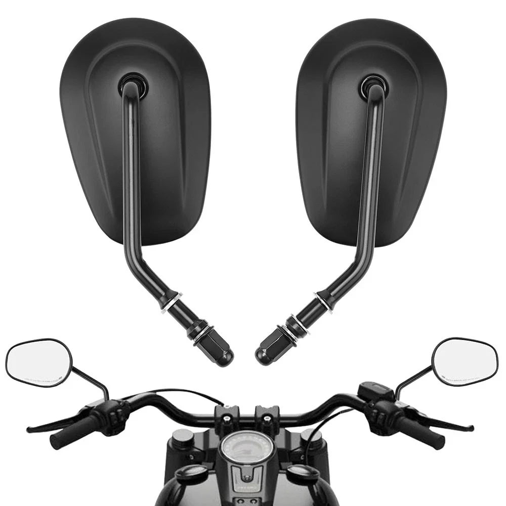Motorcycle Side Mirrors for Harley Sportster XL 1200 883 FLSTC FLSTF (2004–2023)